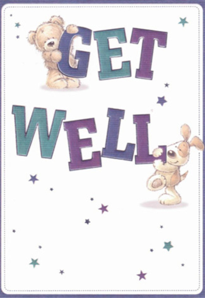 This card is an ode to gentle encouragement, beautifully illustrated through the camaraderie of a bear and a puppy. Set against a luminous cream background, playful stars float around the characters in teal, purple, and blue, as though sending good wishes down the leafy footpaths of Twickenham Green. The typography is bold and assured, shaded with the cool vibrancy of riverside evenings, grounding the artwork in a sense of cheerful resilience. There's a tangible softness in the hand-drawn fur of the bear and the puppy's velvety, floppy ears, conjuring memories of comforting hugs and homecomings after strolls through York Gardens. Imagining this card arriving alongside a bouquet from Twickenham Flowers, one senses the genuine care and intention woven into every detail-a mood that's bright, airy, and sure to lift anyone's spirits. Each element is carefully placed, creating an atmosphere that is fresh and restorative, suited for someone needing a gentle reminder of the kindness that surrounds them in Twickenham.